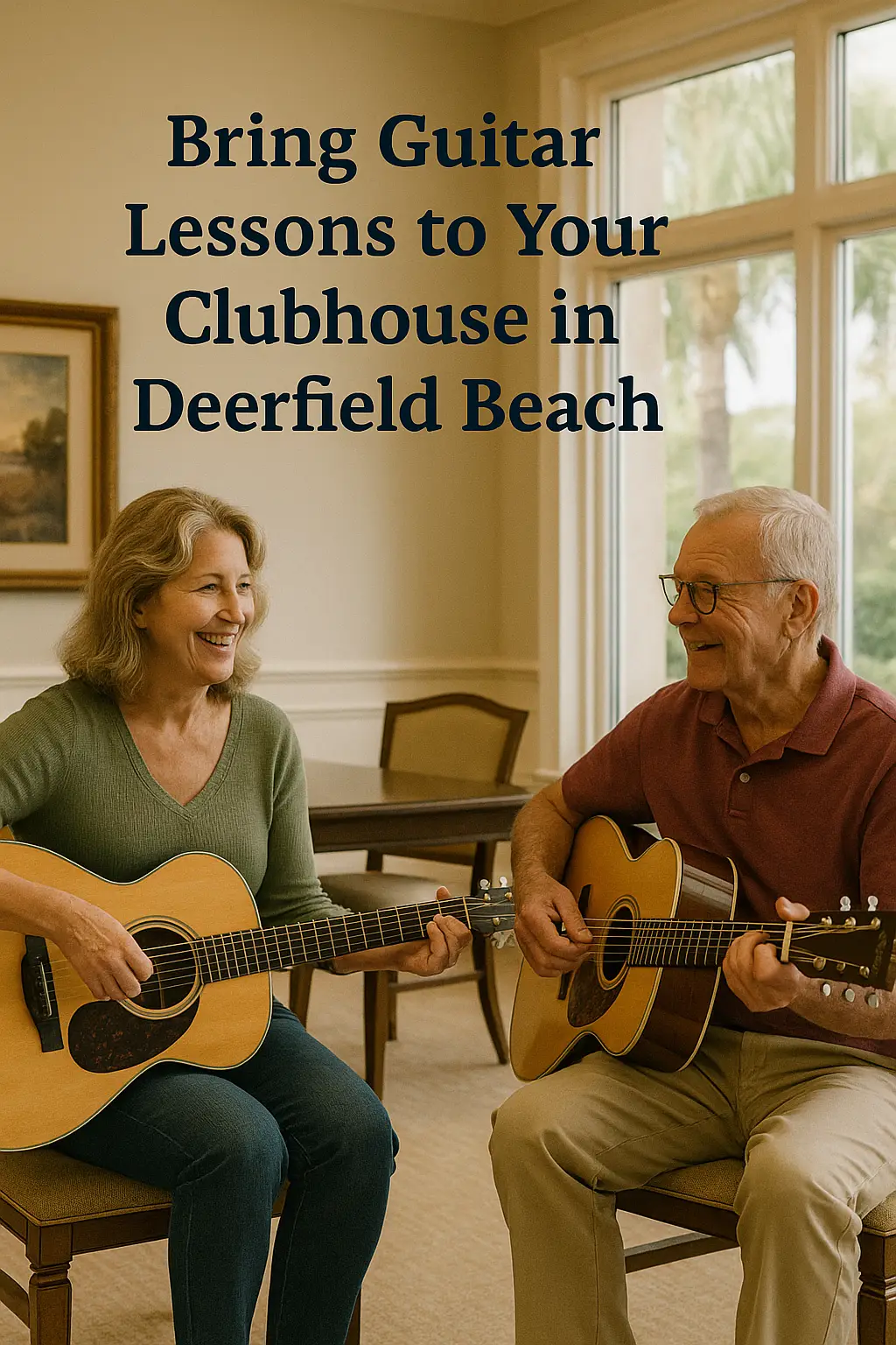 Bring Guitar Night to Your Deerfield Beach Clubhouse