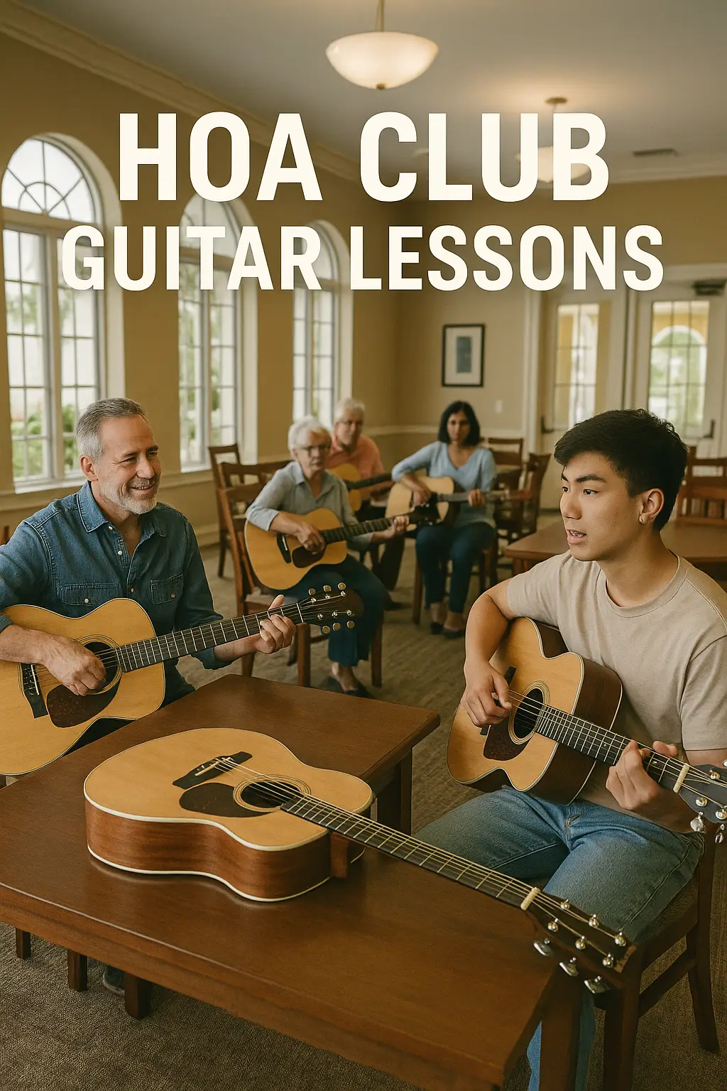 Bring Guitar to Your Boca Raton Clubhouse or HOA