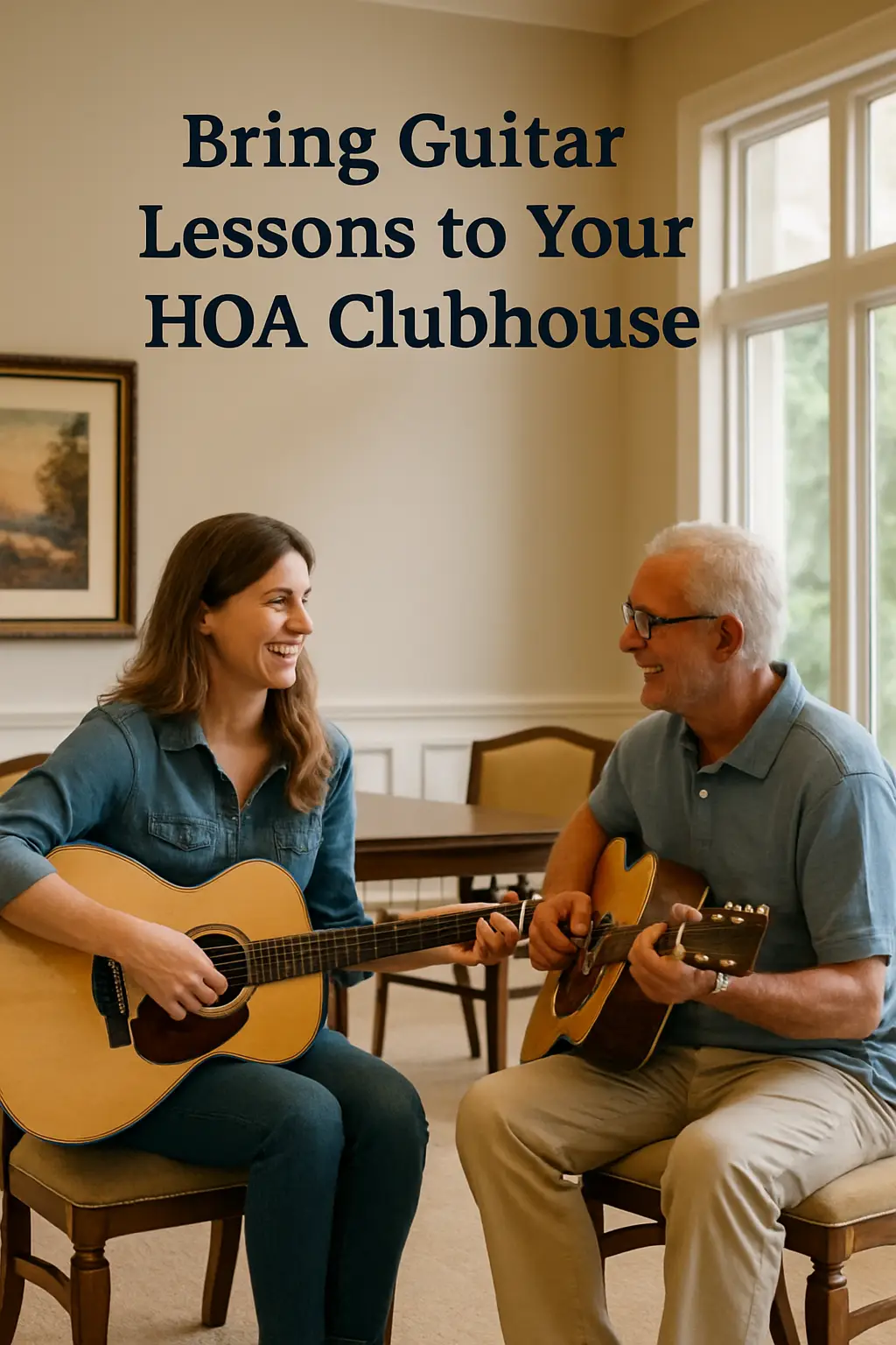 Bring Group Guitar Classes to Your Clubhouse or HOA